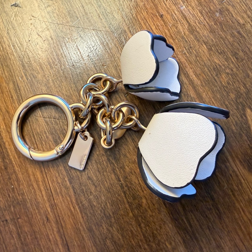 Coach Tea Rose Bag Charm - Picture 4 of 5